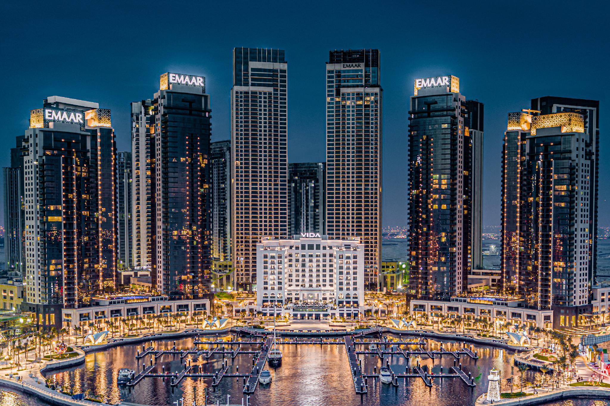 Vida Creek Harbour Hotel Dubai Buitenkant foto