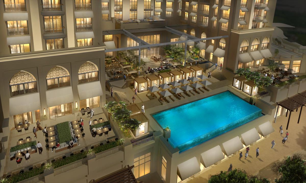 Vida Creek Harbour Hotel Dubai Buitenkant foto